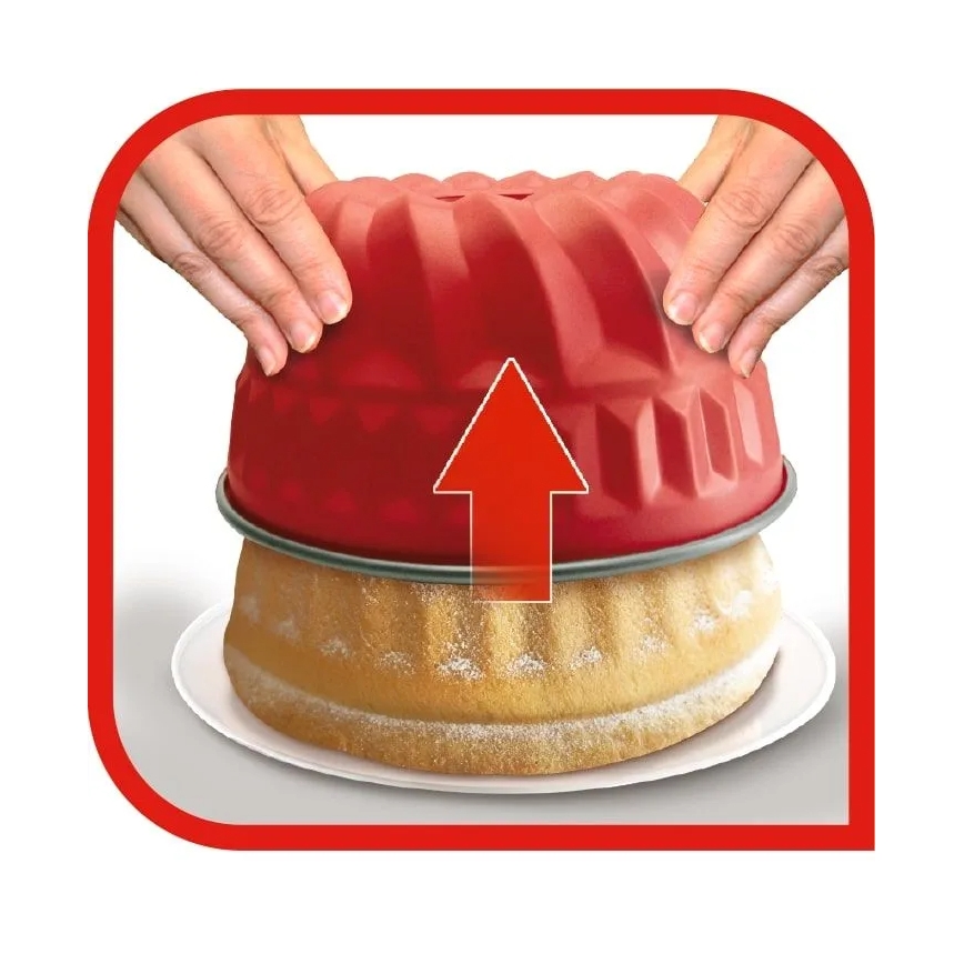 Tefal - Kuchenform DELIBAKE 22 cm rot