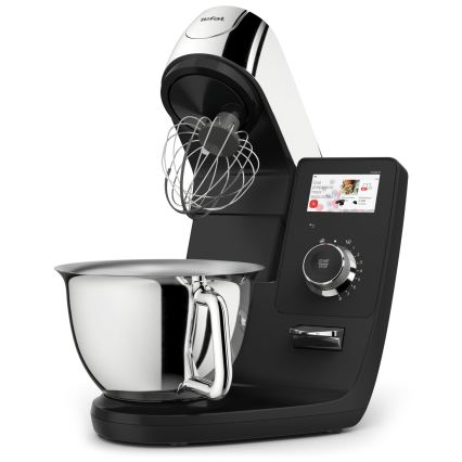 Tefal - Küchenmaschine mit integrierter Waage I-COACH TOUCH 1200W/230V Edelstahl