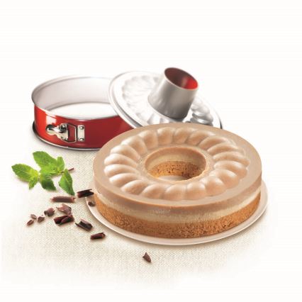 Tefal - Kuchenspringform Savarin DELIBAKE 27 cm rot