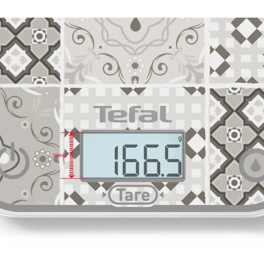 Tefal - Küchenwaage OPTISS 2xAAA beige