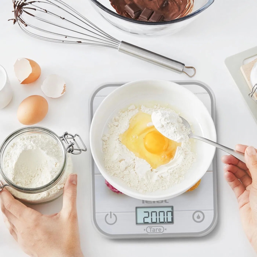 Tefal - Küchenwaage OPTISS 2xAAA bunt