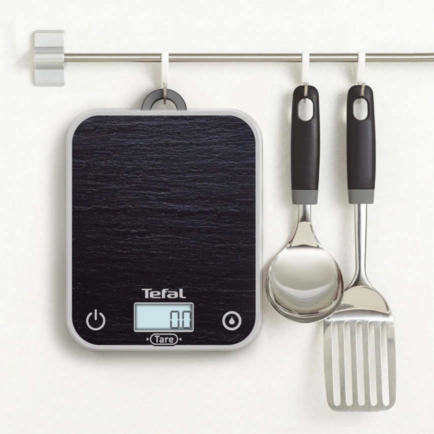Tefal - Küchenwaage OPTISS 2xAAA schwarz