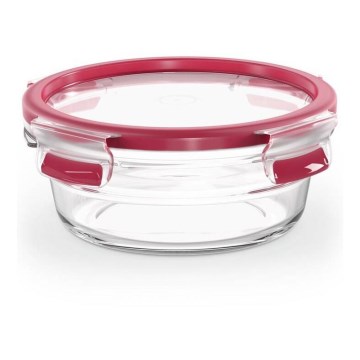 Tefal - Lebensmittelbehälter 0,6 l MSEAL GLASS rot/Glas