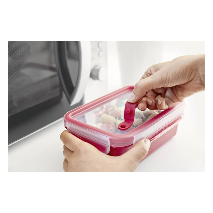 Tefal - Lebensmittelbehälter 0,8 l MASTER SEAL MICRO rot