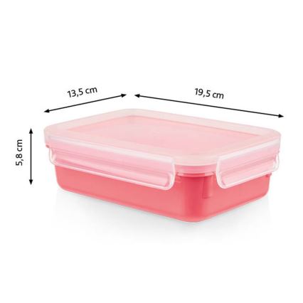 Tefal - Lebensmittelbehälter 0,8 l MSEAL COLOR rosa