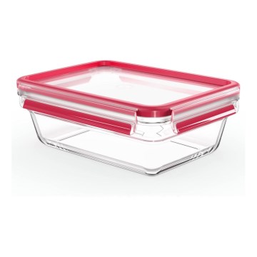 Tefal - MSEAL GLASS Vorratsdose 1,3 l rot/Glas