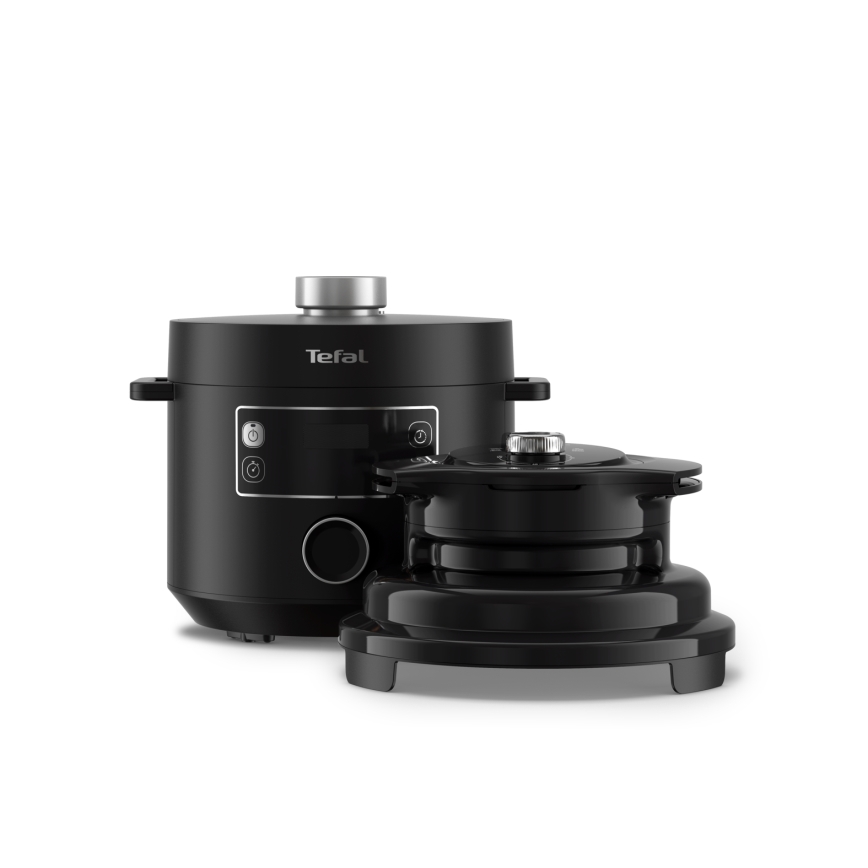Tefal - Multifunktionaler elektrischer Druckkochtopf, 7,6 l, 1200 W/230 V, schwarz