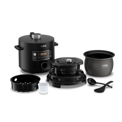 Tefal - Multifunktionaler elektrischer Druckkochtopf, 7,6 l, 1200 W/230 V, schwarz