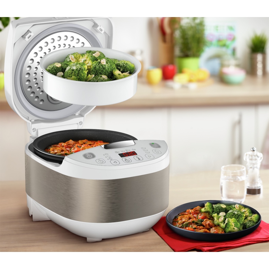 Tefal - Multifunktionaler elektrischer Kochtopf SIMPLY COOK PLUS 750W/230V