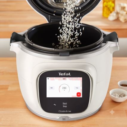 Tefal - Multifunktionaler elektrischer Druckkochtopf 6 l COOK4ME TOUCH PRO 1600W/230V Wi‑Fi