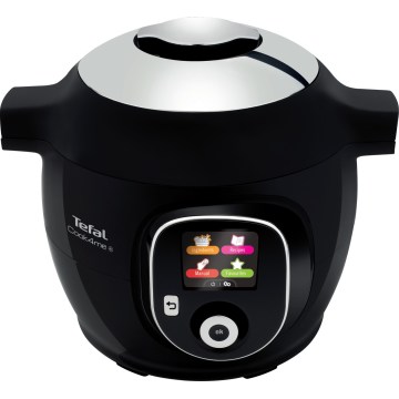 Tefal - Multifunktionaler elektrischer Schnellkochtopf mit Zubehör, 6 l, 1600 W/230 V, schwarz