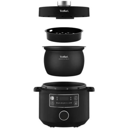 Tefal - Multifunktions-Elektrotopf TURBO CUISINE 4,8 l 1090W/230V schwarz