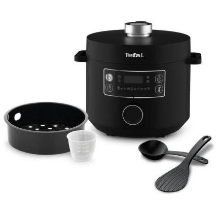Tefal - Multifunktions-Elektrotopf TURBO CUISINE 4,8 l 1090W/230V schwarz