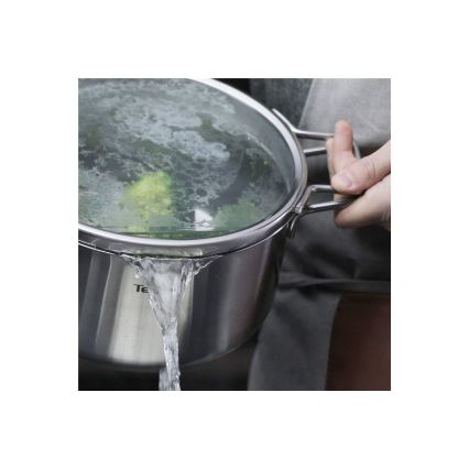 Tefal - NORDICA 10-teiliges Topfset aus Edelstahl