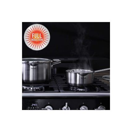 Tefal - NORDICA 10-teiliges Topfset aus Edelstahl