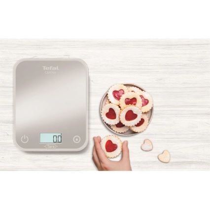 Tefal - Küchenwaage OPTISS 2xAAA grau