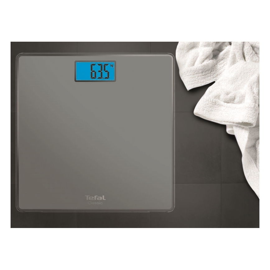 Tefal - Personenwaage CLASSIC 2xAAA grau