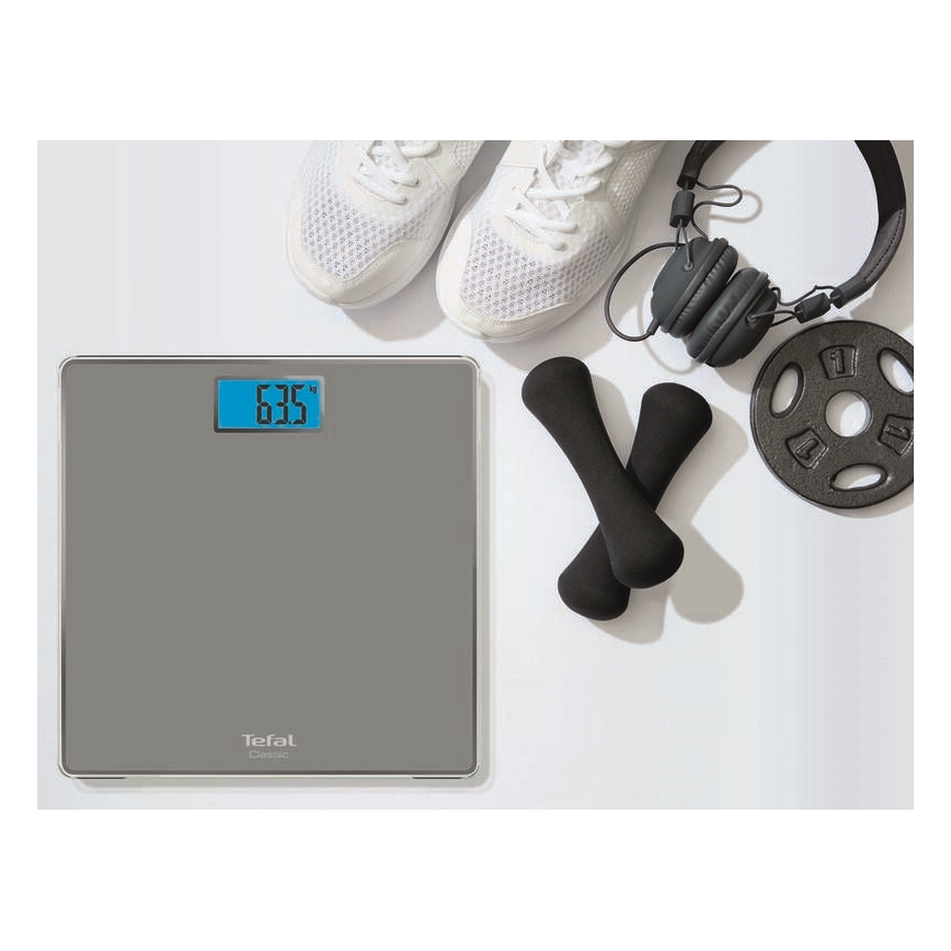 Tefal - Personenwaage CLASSIC 2xAAA grau