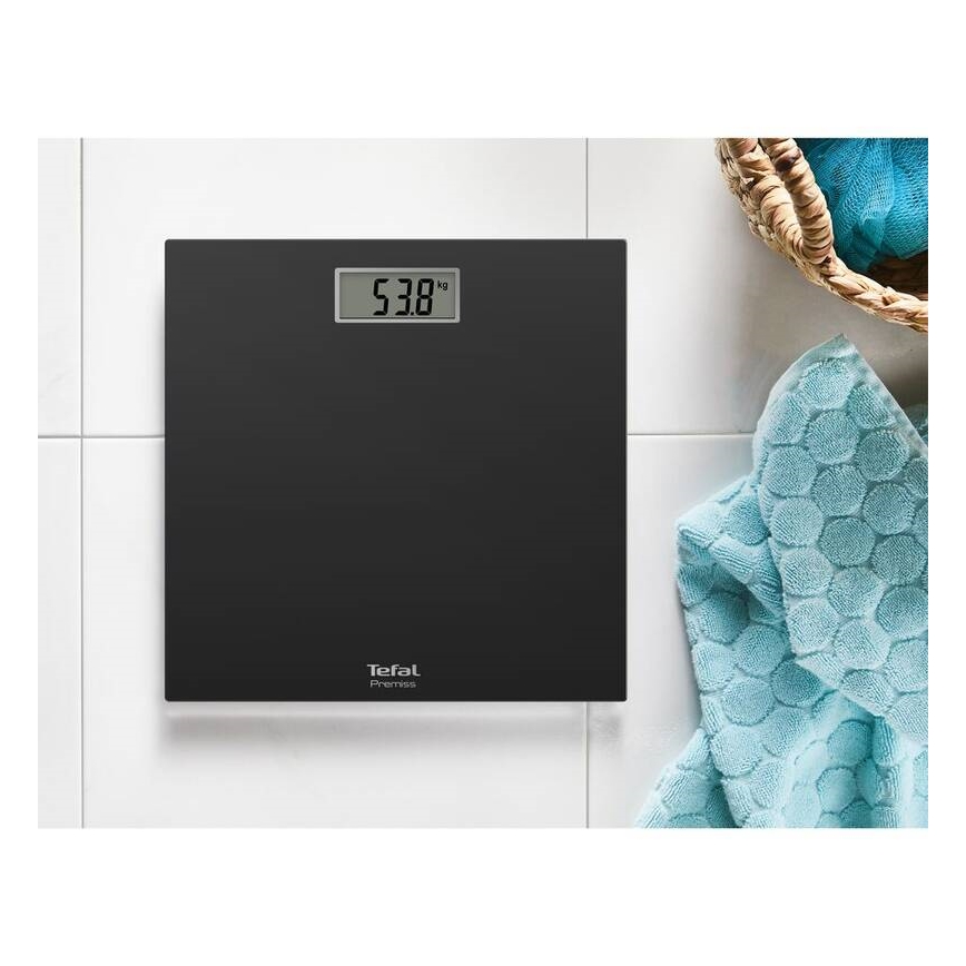 Tefal - Personenwaage PREMISS 1xCR2032 schwarz