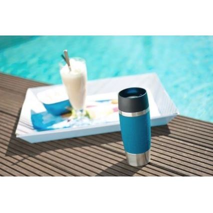 Tefal - Reisebecher 360 ml TRAVEL MUG Edelstahl/hellblau
