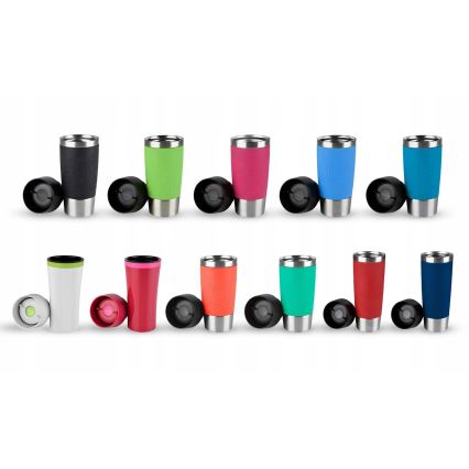 Tefal - Reisebecher 360 ml TRAVEL MUG Edelstahl/hellblau