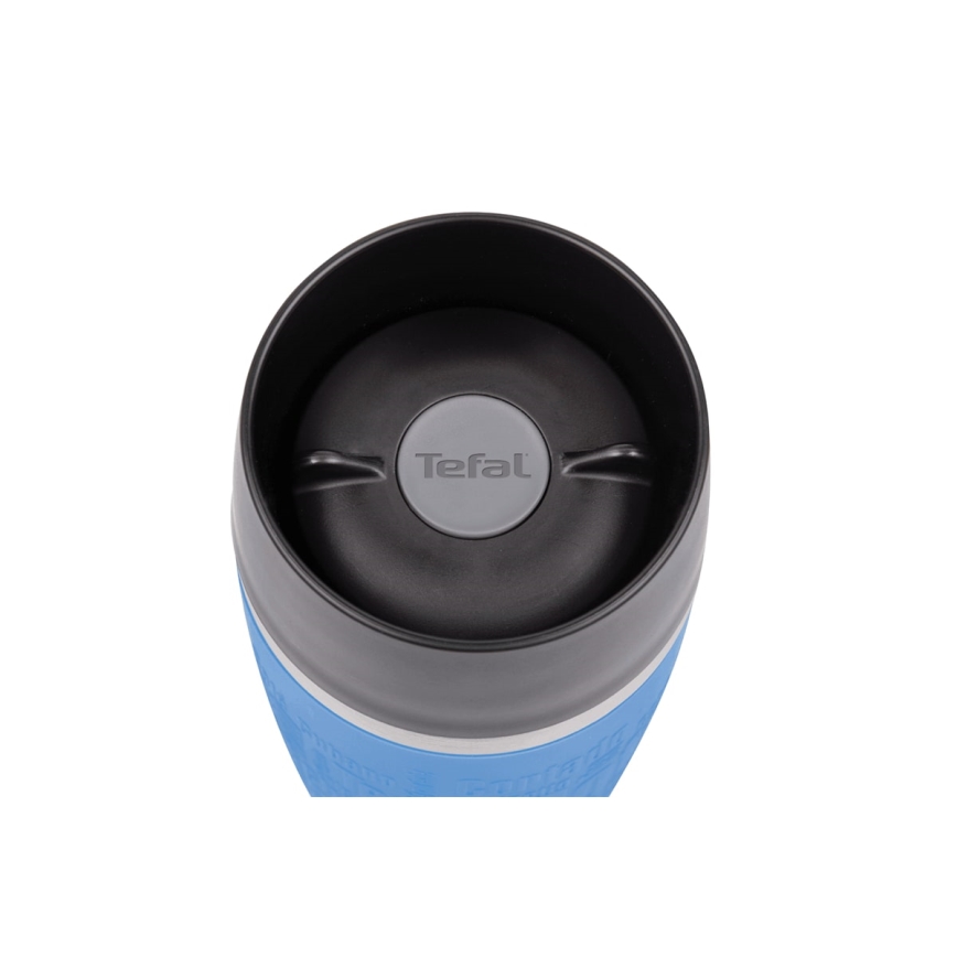 Tefal - Reisebecher 360 ml TRAVEL MUG Edelstahl/hellblau