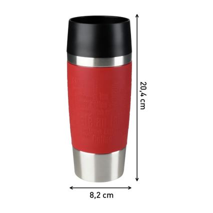 Tefal - Reisebecher 360 ml TRAVEL MUG Edelstahl/hellblau