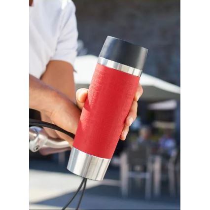 Tefal - Reisebecher 500 ml TRAVEL MUG Edelstahl/rot