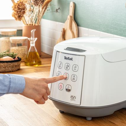 Tefal - Reiskocher 8-in-1 EASY COOK 750 W/230 V 5 l weiß