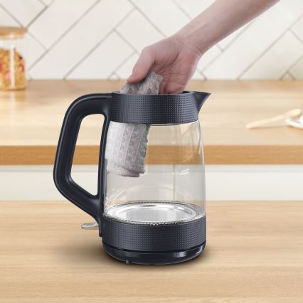 Tefal - Schnellkochender Wasserkocher MORNING GLASS 1,7 l 2000W/230V