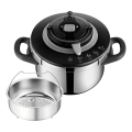 Tefal - Schnellkochtopf 4,5 l CLIPSO+ CHEF Edelstahl