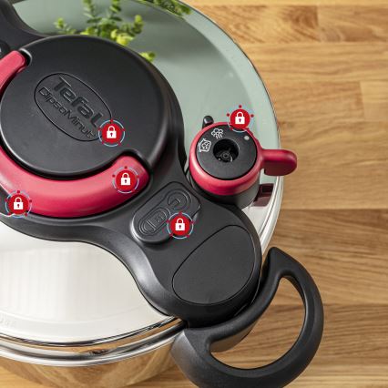 Tefal - Schnellkochtopf 9 l CLIPSO MINUT EASY