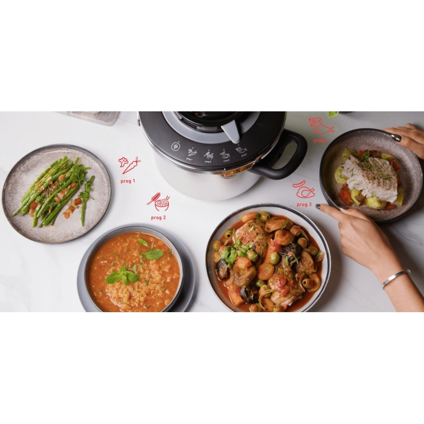 Tefal - Schnellkochtopf-Set 4,5/6 l CLIPSO+ CHEF