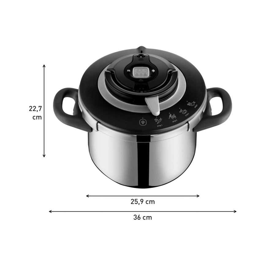 Tefal - Schnellkochtopf-Set 4,5/6 l CLIPSO+ CHEF