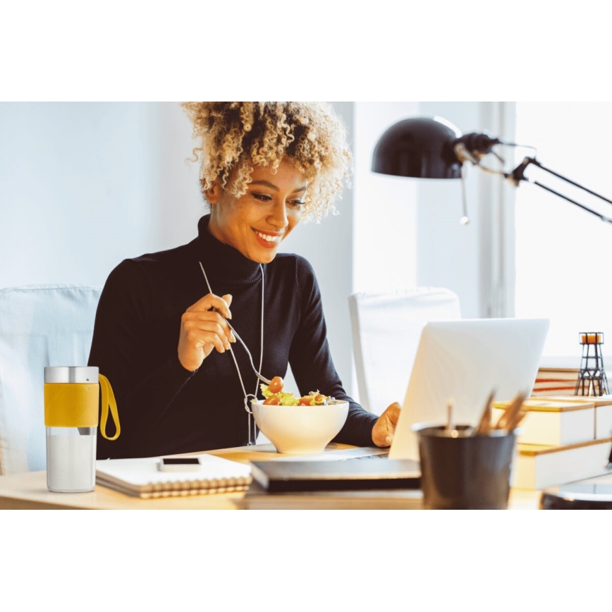 Tefal - Smoothie-Mixer BLENDFORCE 50W/5V 1200 mAh gelb