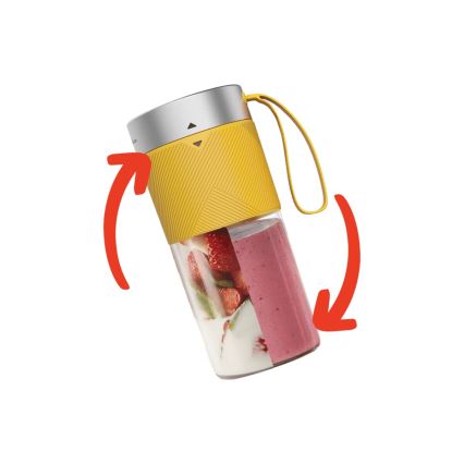 Tefal - Smoothie-Mixer BLENDFORCE 50W/5V 1200 mAh gelb