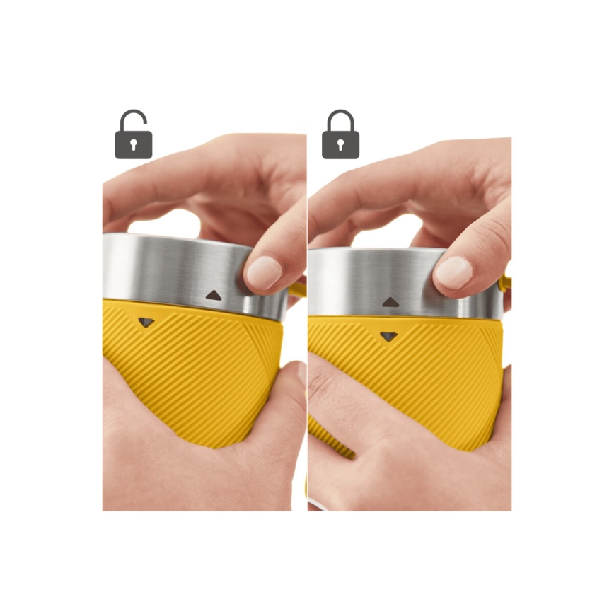 Tefal - Smoothie-Mixer BLENDFORCE 50W/5V 1200 mAh gelb