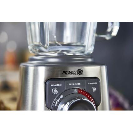Tefal - Standmixer 2 l PERFECTMIX+ 1200W/230V matt Chrom/schwarz
