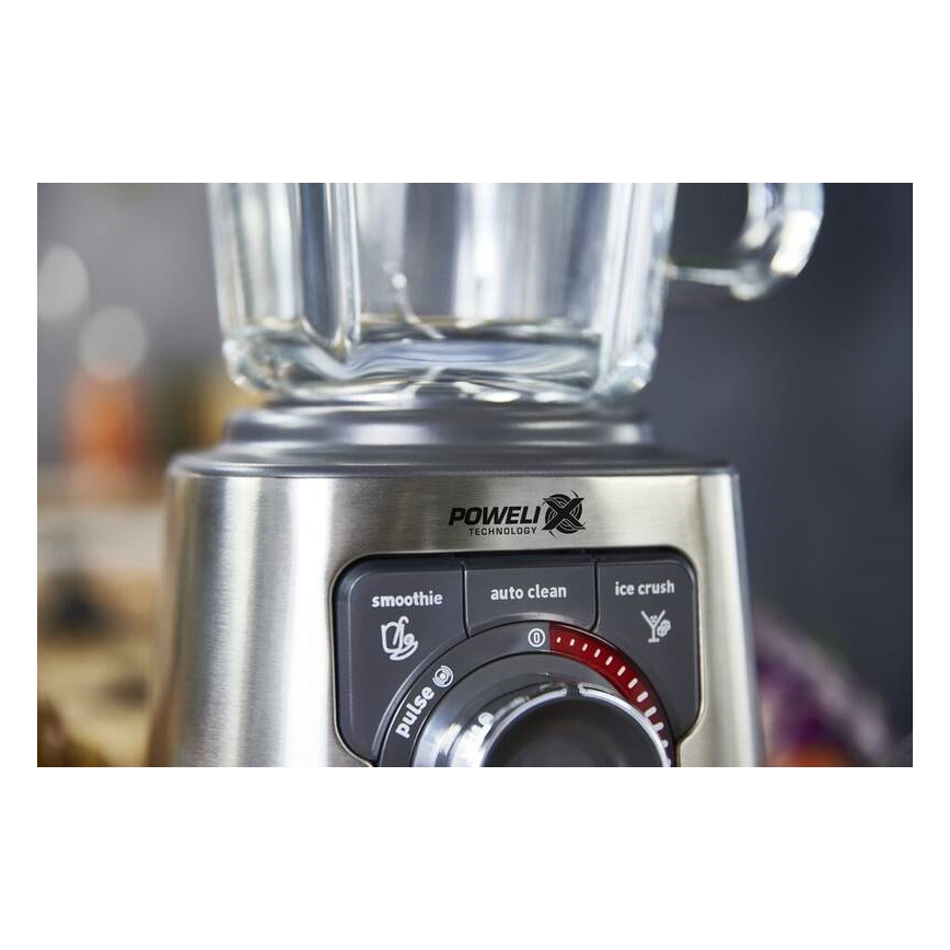 Tefal - Standmixer 2 l PERFECTMIX+ 1200W/230V matt Chrom/schwarz