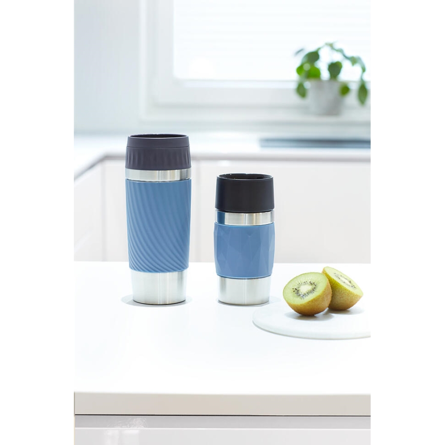 Tefal - Thermobecher 300 ml COMPACT MUG Edelstahl/blau