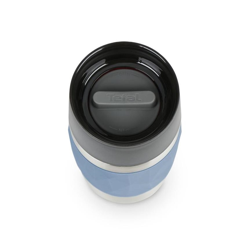 Tefal - Thermobecher 300 ml COMPACT MUG Edelstahl/blau
