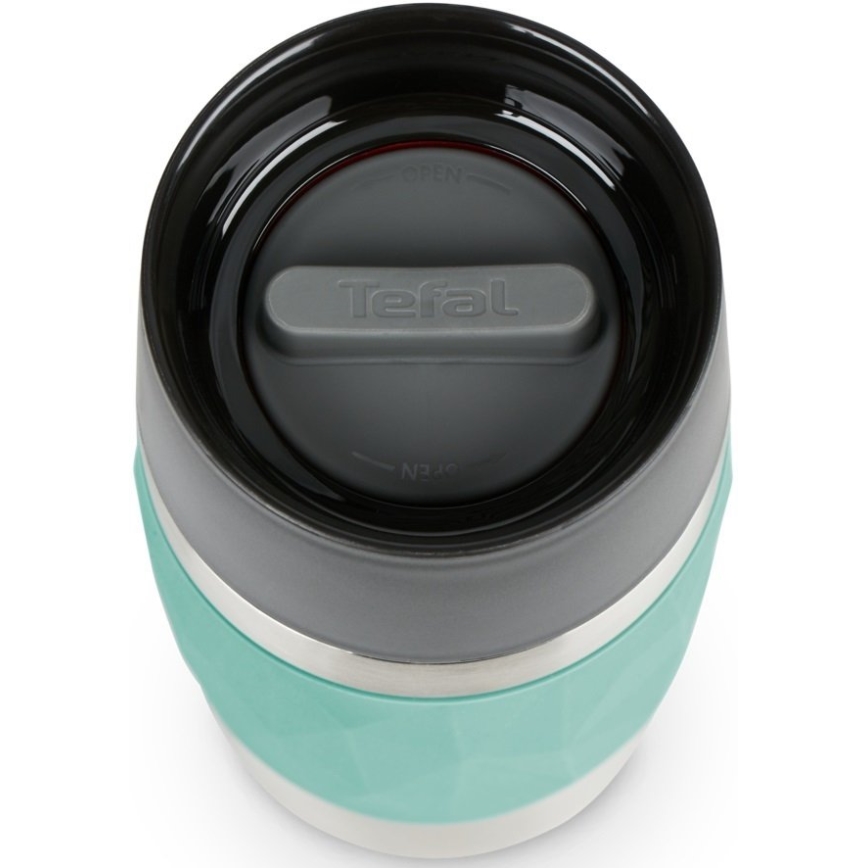 Tefal - Thermobecher 300 ml COMPACT MUG Edelstahl/grün