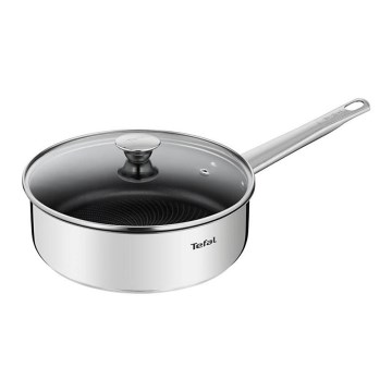 Tefal - Tiefe Pfanne mit Deckel COOK EAT 24 cm