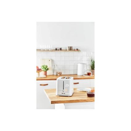 Tefal - Toaster mit zwei Schlitzen SENSE 850W/230V weiß