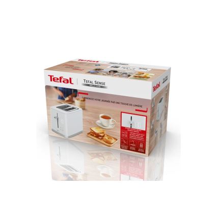 Tefal - Toaster mit zwei Schlitzen SENSE 850W/230V weiß