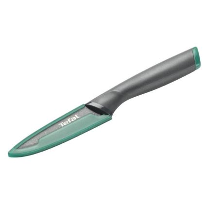 Tefal - Tranchiermesser aus rostfreiem Stahl FRESH KITCHEN 9 cm grau/grün