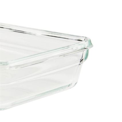 Tefal - Vorratsdose 0,6 l MSEAL GLASS rot/Glas