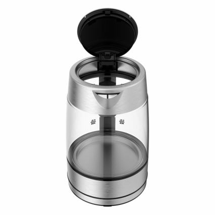 Tefal - Wasserkocher GLASS 1,7 l  2200W/230V matt Chrom