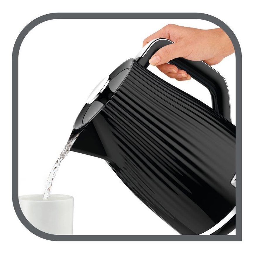 Tefal - Wasserkocher LOFT 1,7 l 2400W/230V schwarz