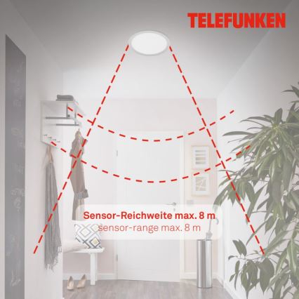 Telefunken 309004TF - LED-Deckenleuchte mit einem Sensor LED/20W/230V